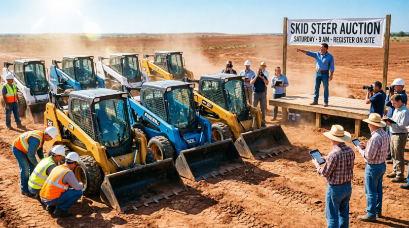 Maximize ROI with Premium Skid Steer Auctions Premium Skid Steer
